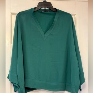 Zara Green Blouse